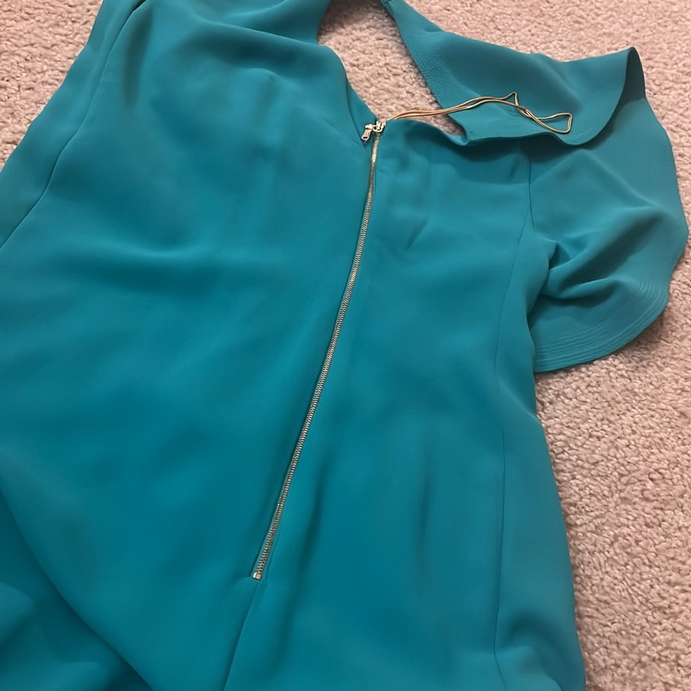 🪷RACHEL RACHEL ROY 🪷 beautiful Atlantis dress with golden zipper and open back . - Picture 15 of 16